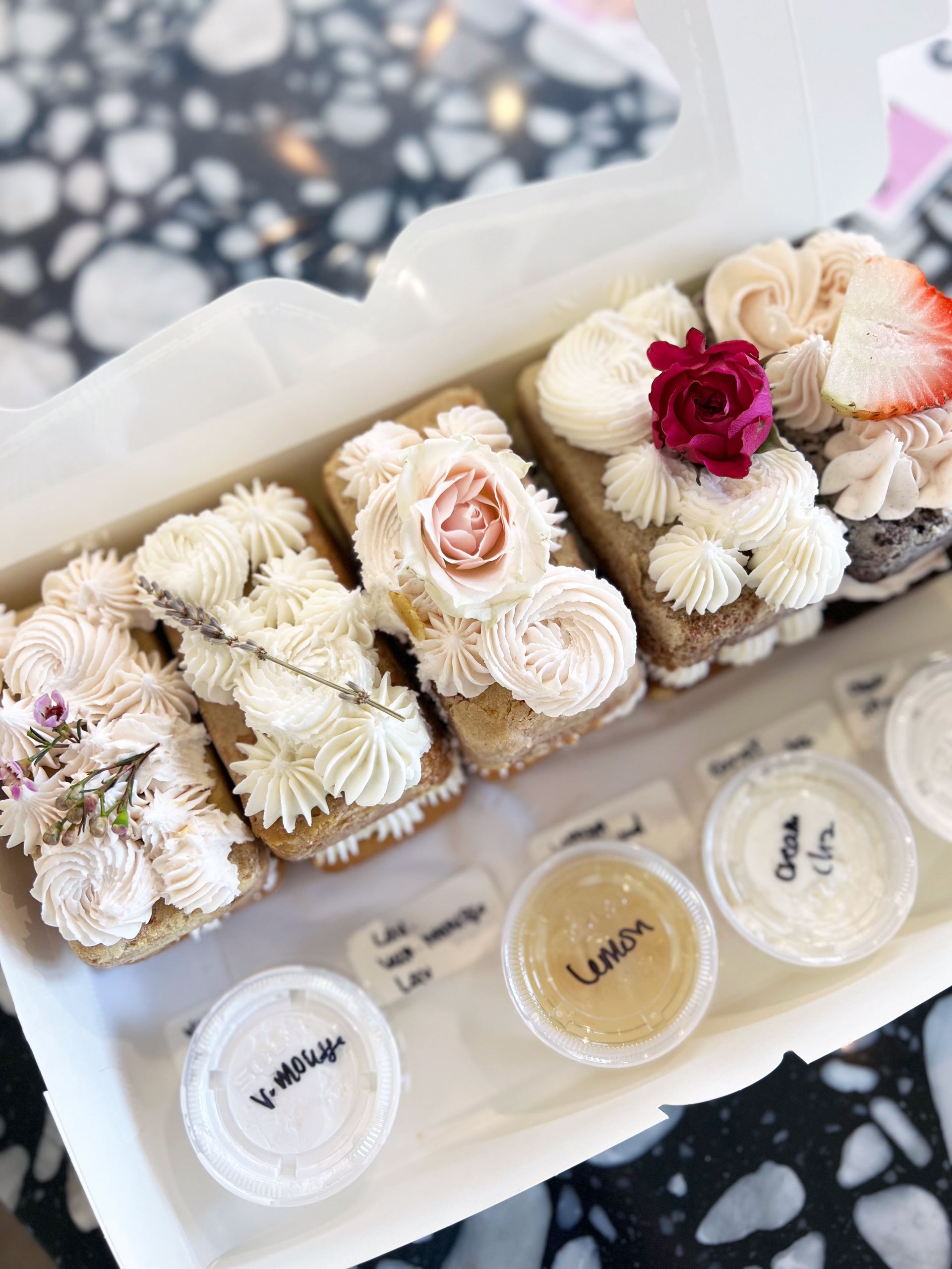 Wedding Cake Tasting Box (LOCAL PICKUP ONLY) – Shugar Shack, image size:1920x2560